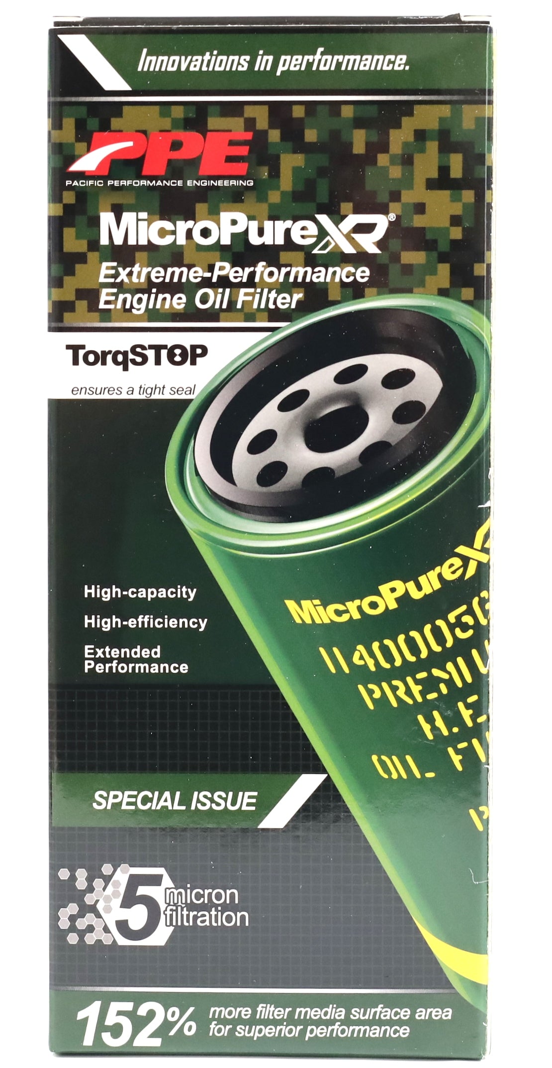 PPE 114000565 Double Deep Ordnance Oil Filter MicroPure 2001-2019 6.6L Duramax