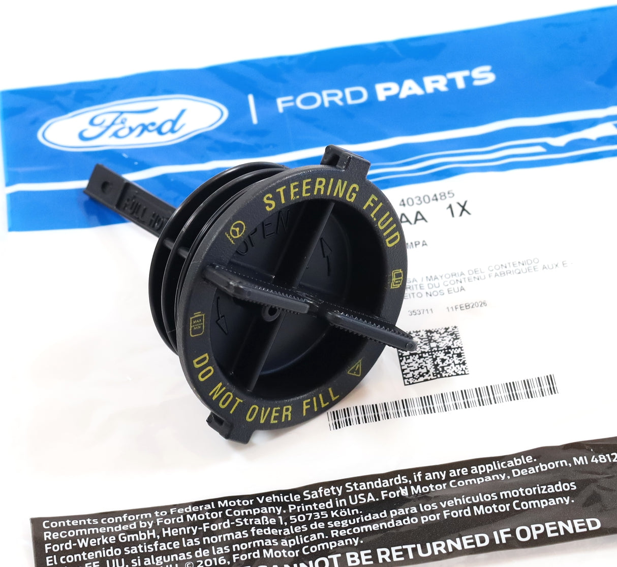 Ford YF1Z-3A006-AA Power Steering Reservoir Cap 1994-2003 7.3L Powerstroke