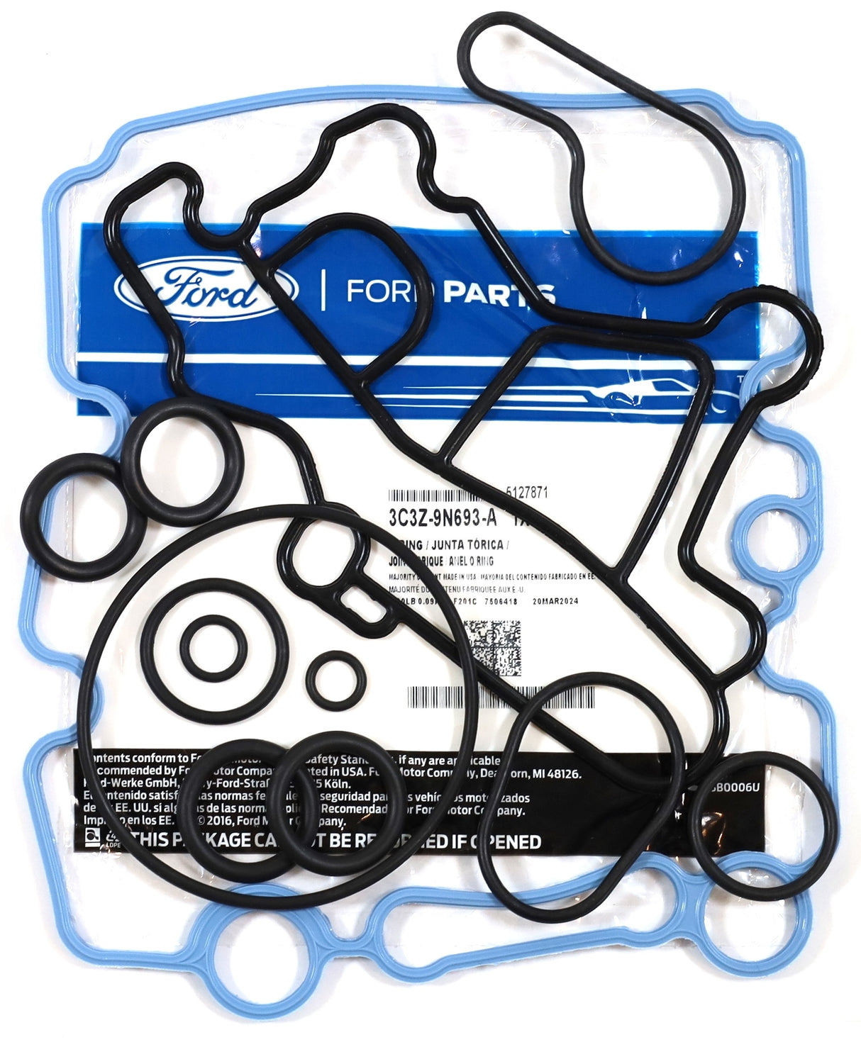 Ford OEM 3C3Z-9N693-A Oil Cooler Gasket Set 2003-2007 6.0L Powerstroke Diesel