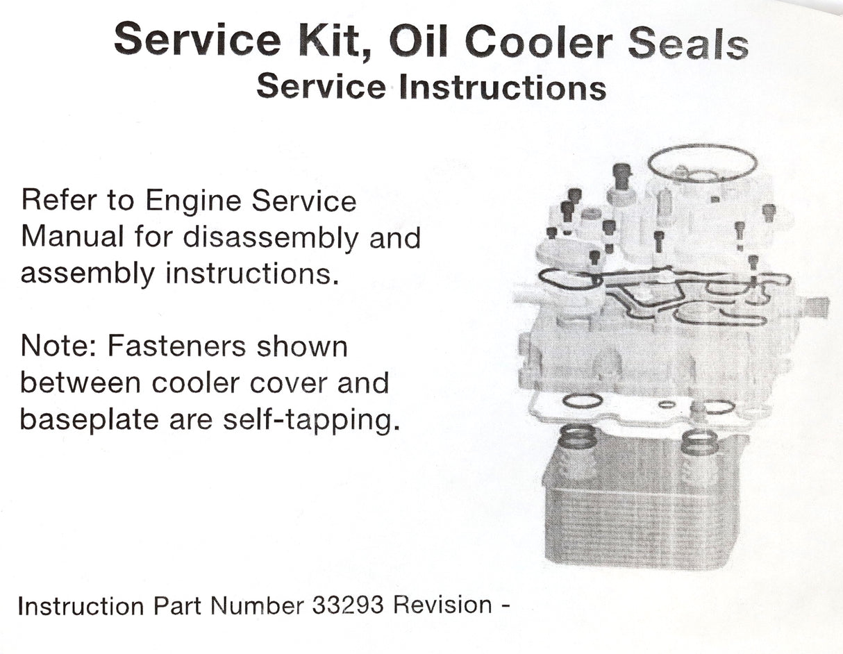 Ford OEM 3C3Z-9N693-A Oil Cooler Gasket Set 2003-2007 6.0L Powerstroke Diesel