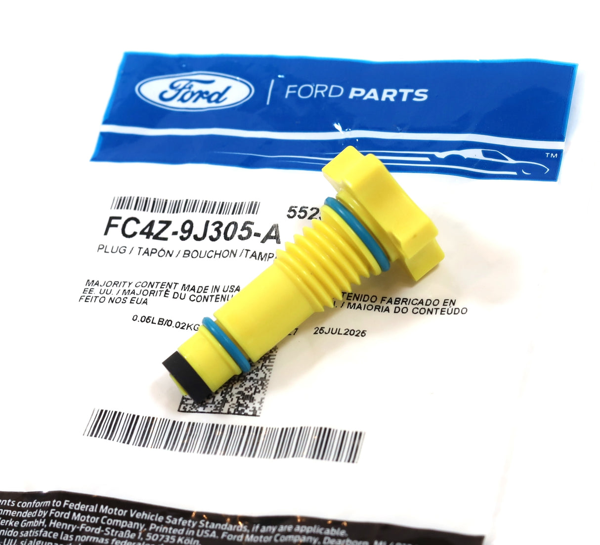 Ford FC4Z-9J305-A Fuel Water Separator Drain Valve 2011-2016 6.7L Powerstroke