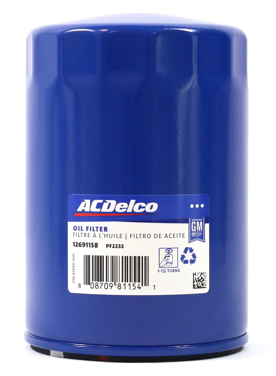 ACDelco PF2232 Oil Filter 01–19 Duramax LB7 LLY LBZ LMM LML L5P Silverado Sierra