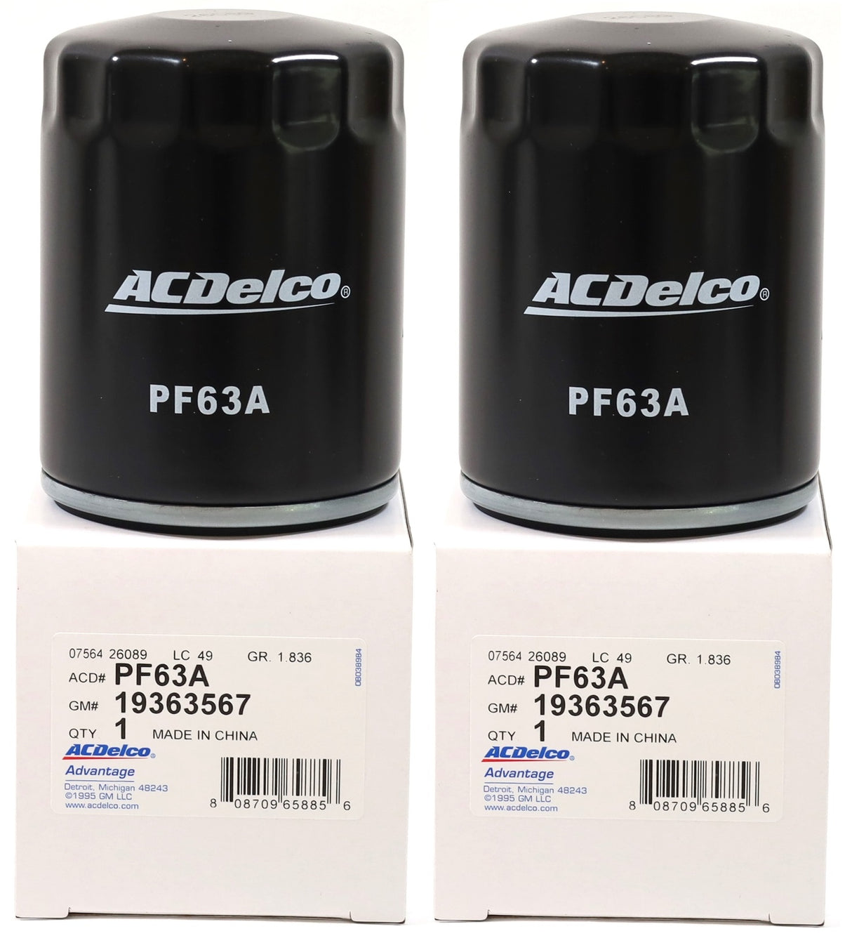 2020+ L5P Duramax Engine Oil Filter Genuine OEM GM ACDelco 19363567 / PF63A