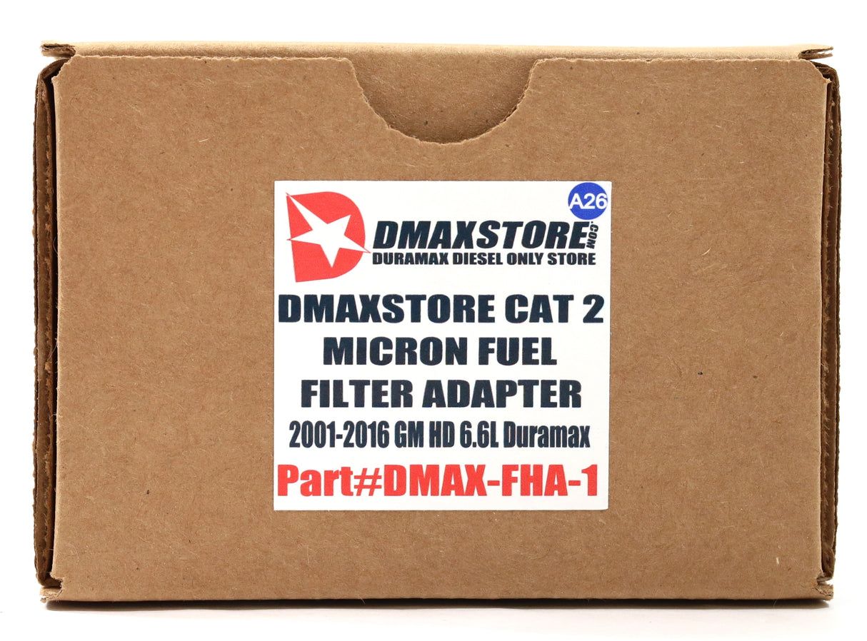 DmaxStore Fuel Filter Adapter CAT 1R-0750 Donaldson Upgrade 2001-2016 Duramax