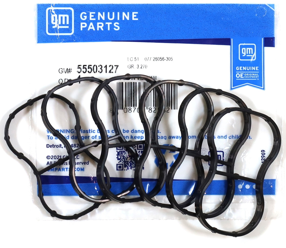 Genuine GM 55503127 Intake Manifold Gaskets Set of 6 LM2 LZ0 3.0L Duramax