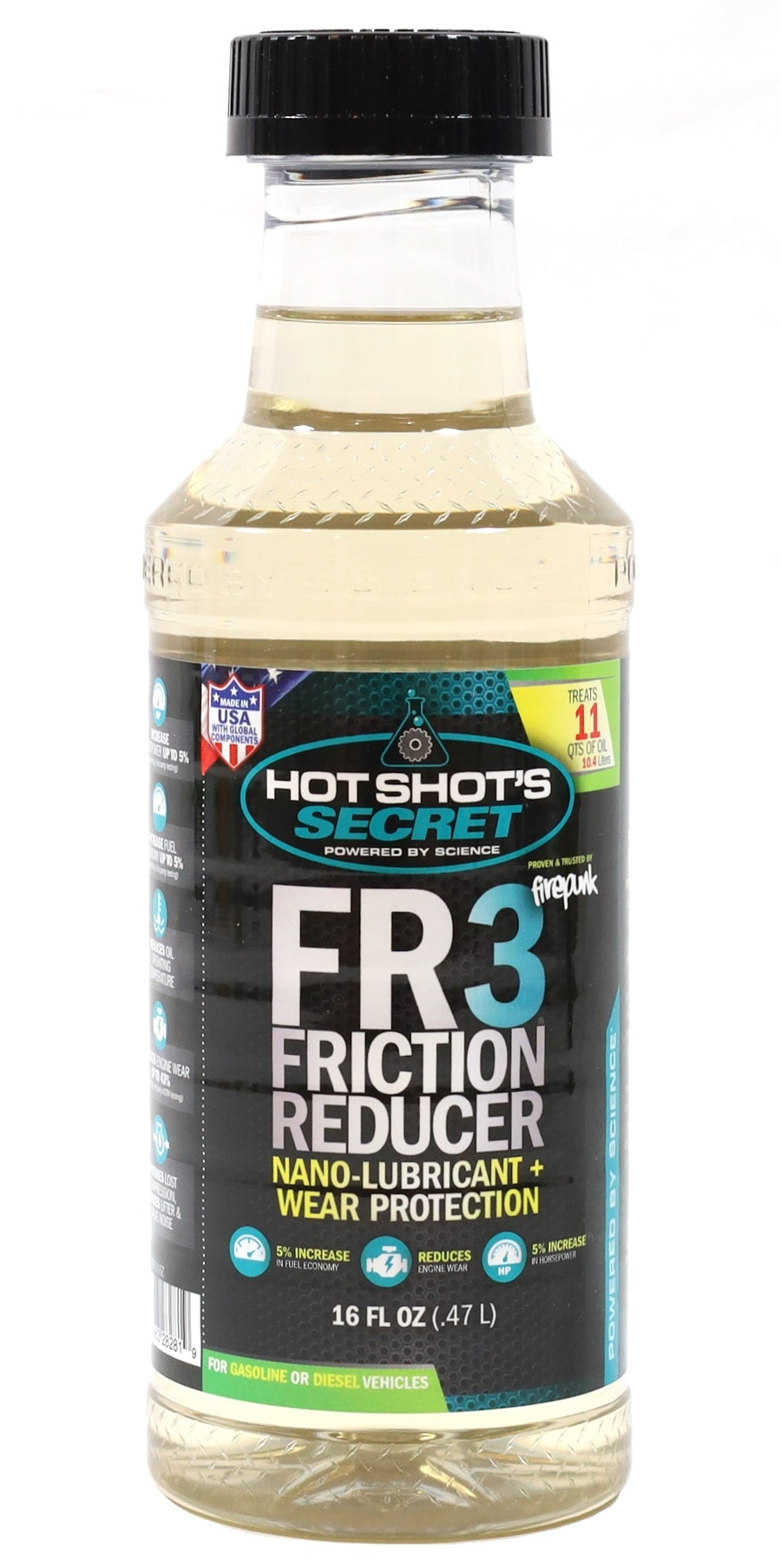 Hot Shot's Secret FR3 Friction Reducer Engine Oil Additive