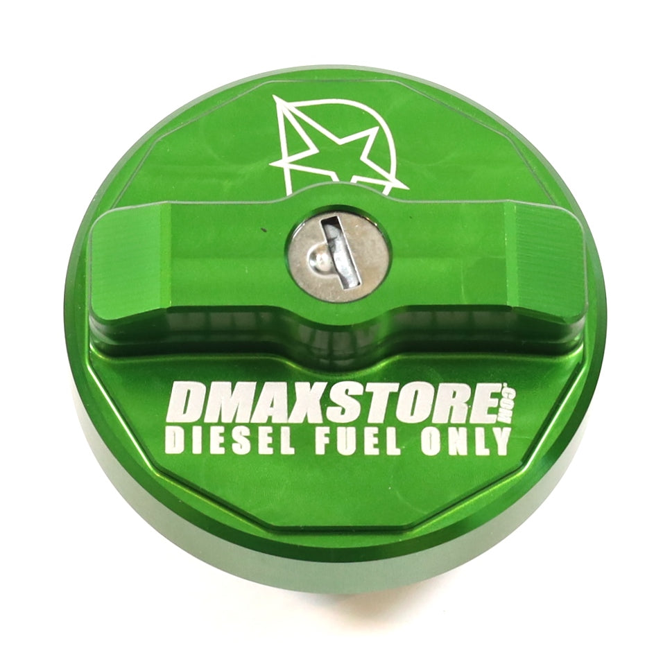 DmaxStore Locking Billet Fuel Cap 2001-2026 Duramax LB7 LLY LBZ LMM LML L5P