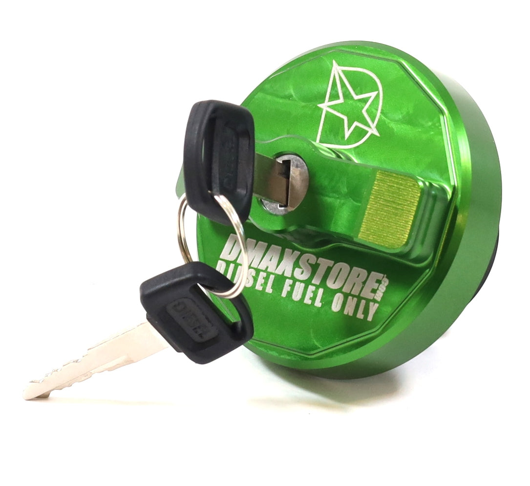 DmaxStore Locking Billet Fuel Cap 2001-2026 Duramax LB7 LLY LBZ LMM LML L5P
