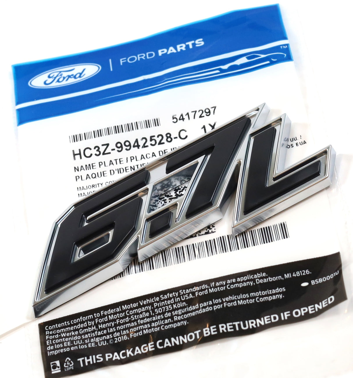 Genuine Ford HC3Z-9942528-C 6.7L Powerstroke Door Emblem Badge 2017-2021 OEM