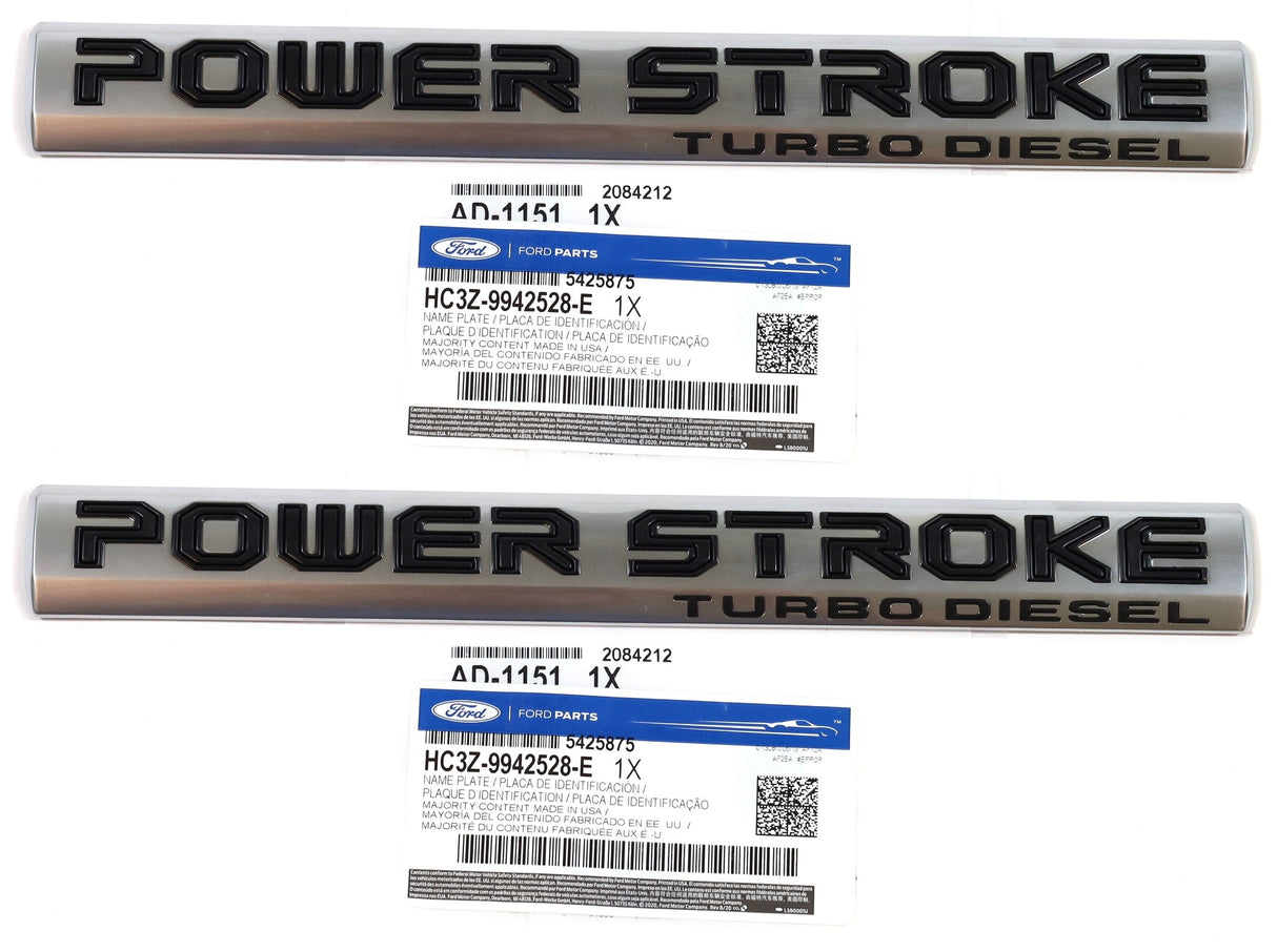 Genuine Ford HC3Z-9942528-E 6.7L Powerstroke Turbo Diesel Emblem 2017-2021 OEM
