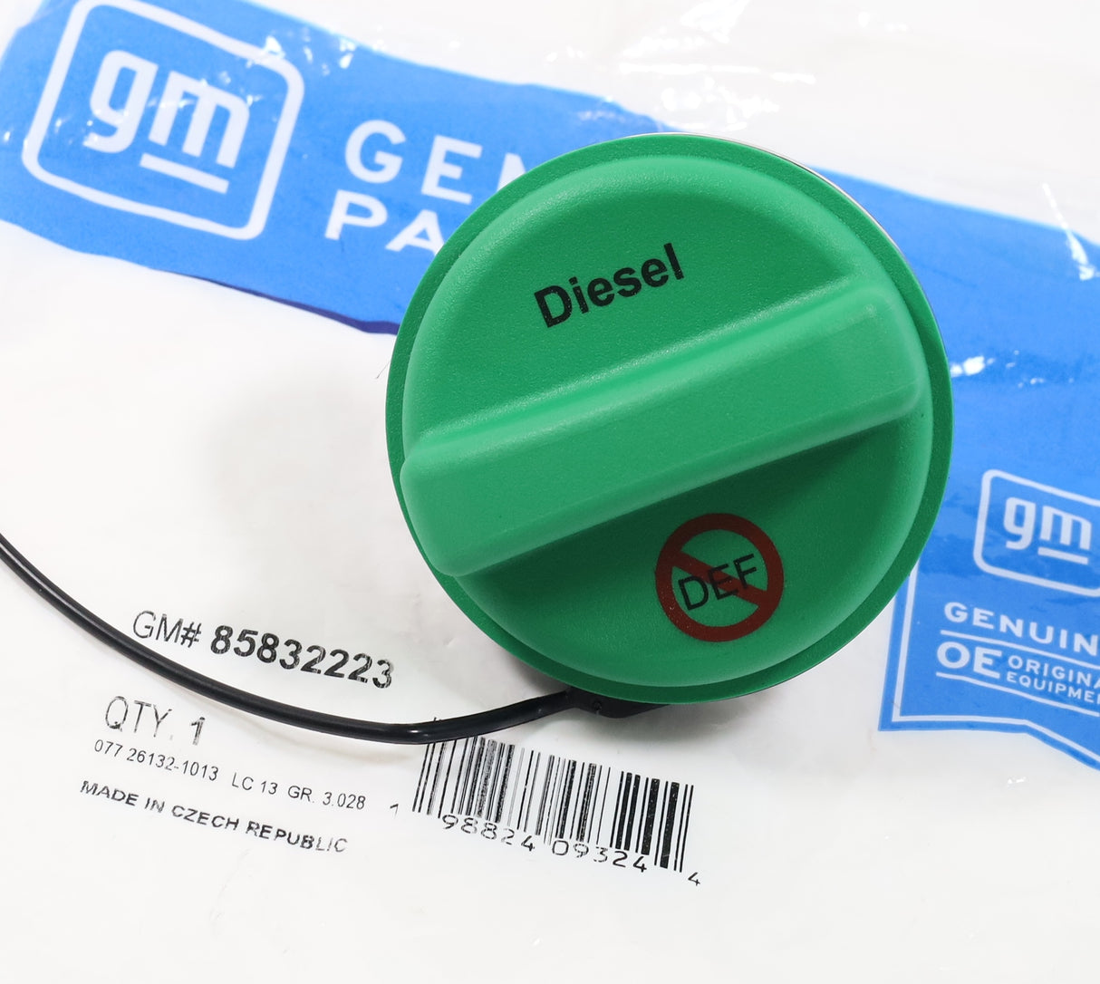 GM 85832223 Fuel Tank Cap 2012-2026 LML L5P Duramax Silverado Sierra