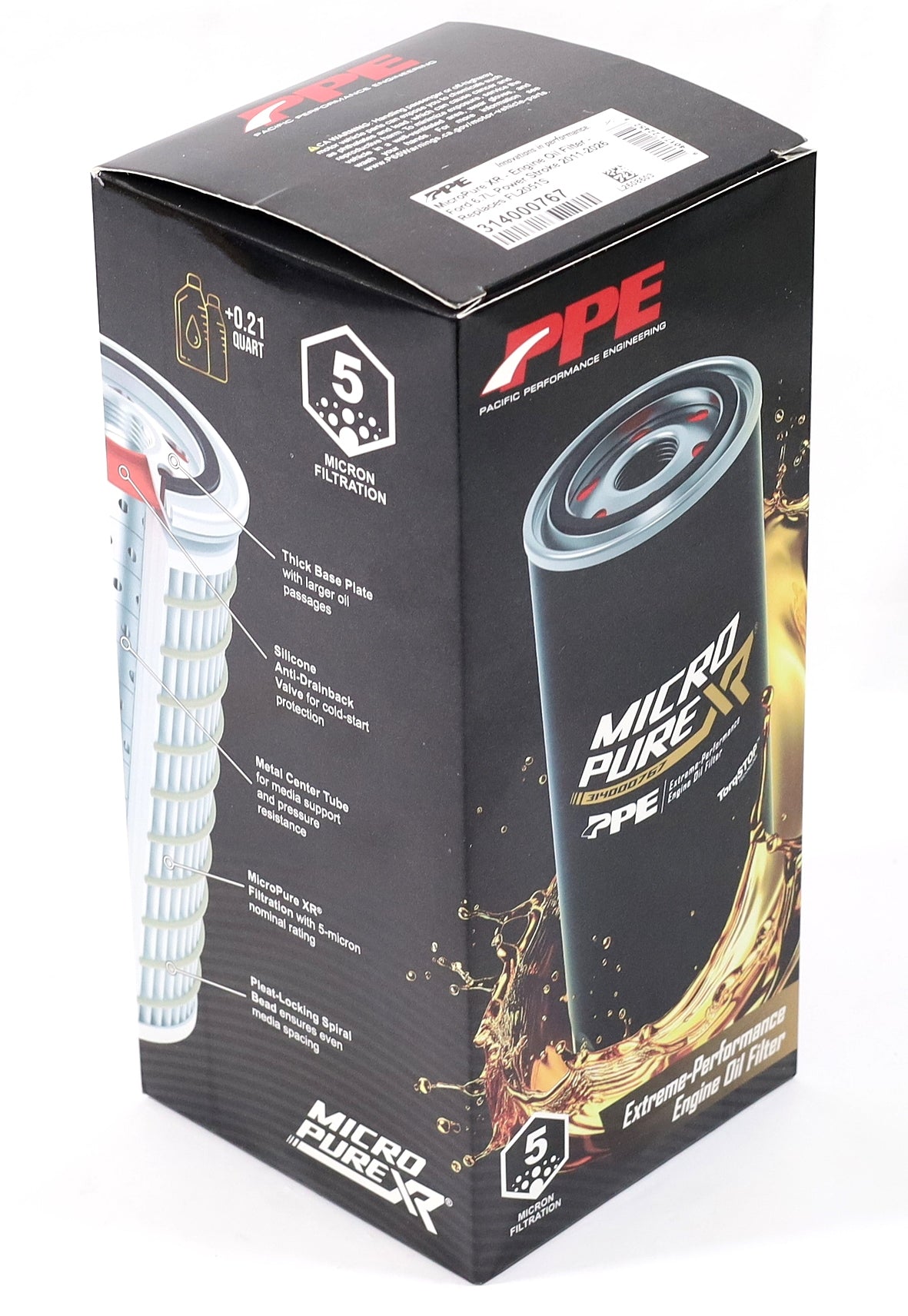 PPE 314000767 Premium High-Efficiency Oil Filter 5 Micron 2011-2026 6.7L Powerstroke