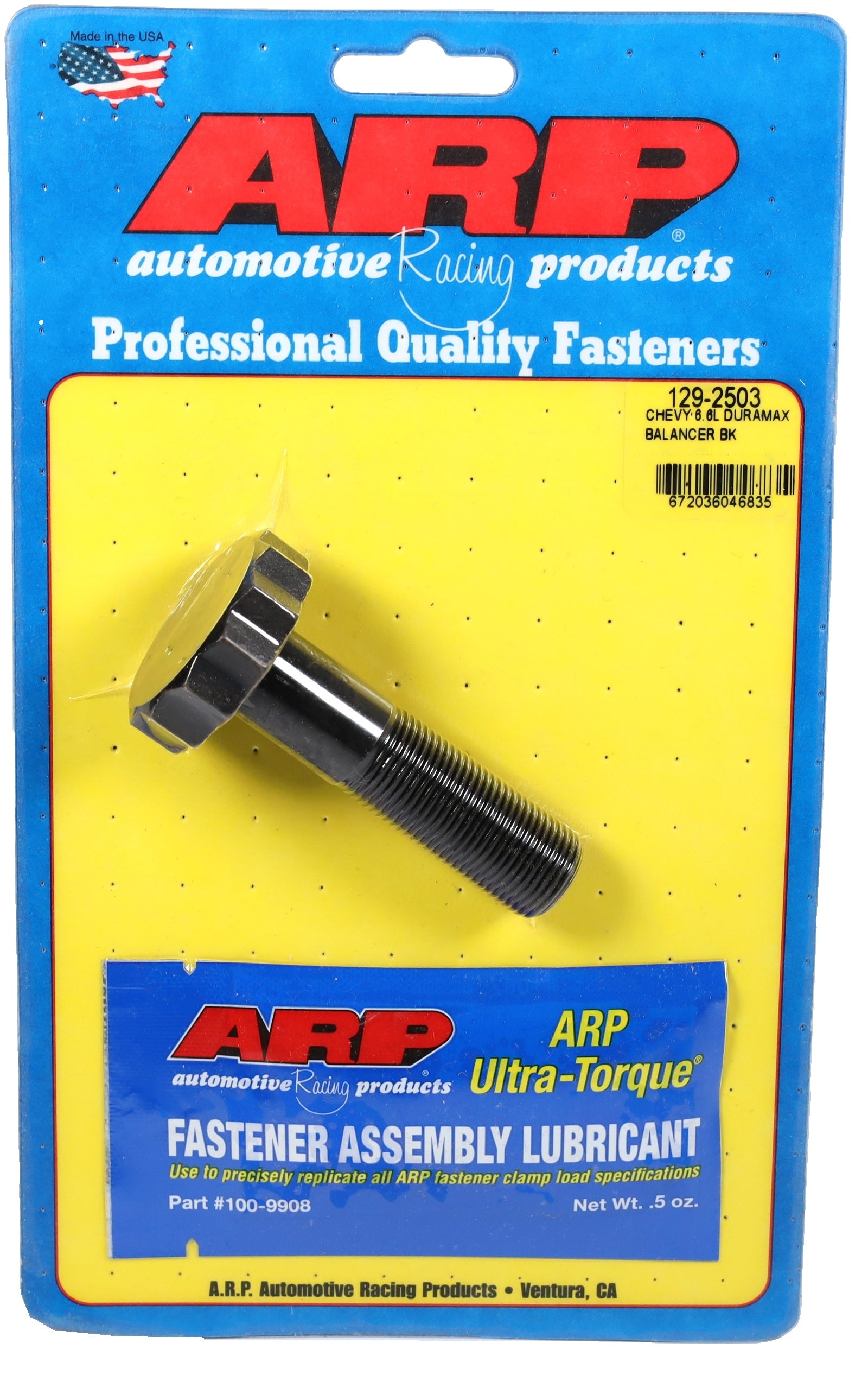 ARP 129-2503 Crankshaft Balancer Bolt 2001-2024 Chevy GMC