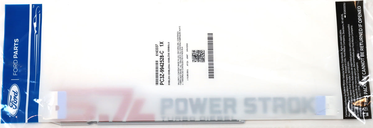 Genuine Ford PC3Z-9942528-C High Output Emblem 2023-2026 6.7L Powerstroke Diesel