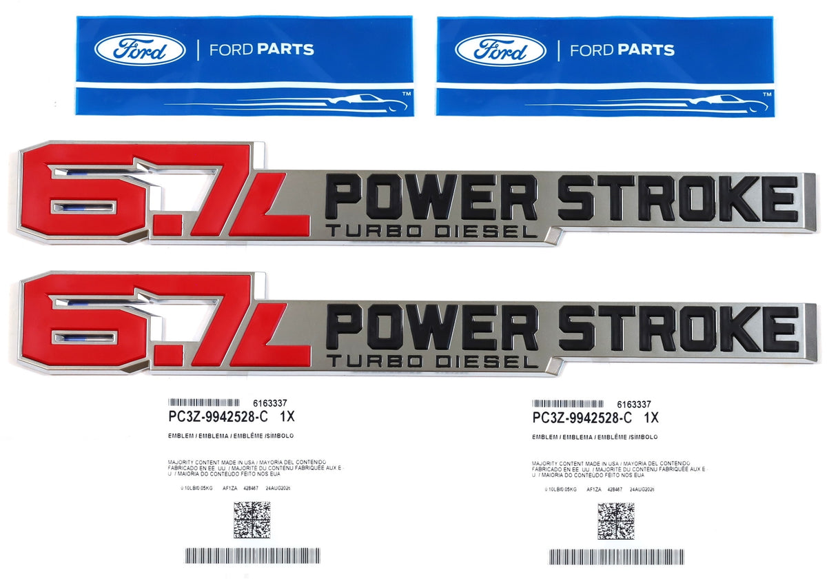 Genuine Ford PC3Z-9942528-C High Output Emblem 2023-2026 6.7L Powerstroke Diesel