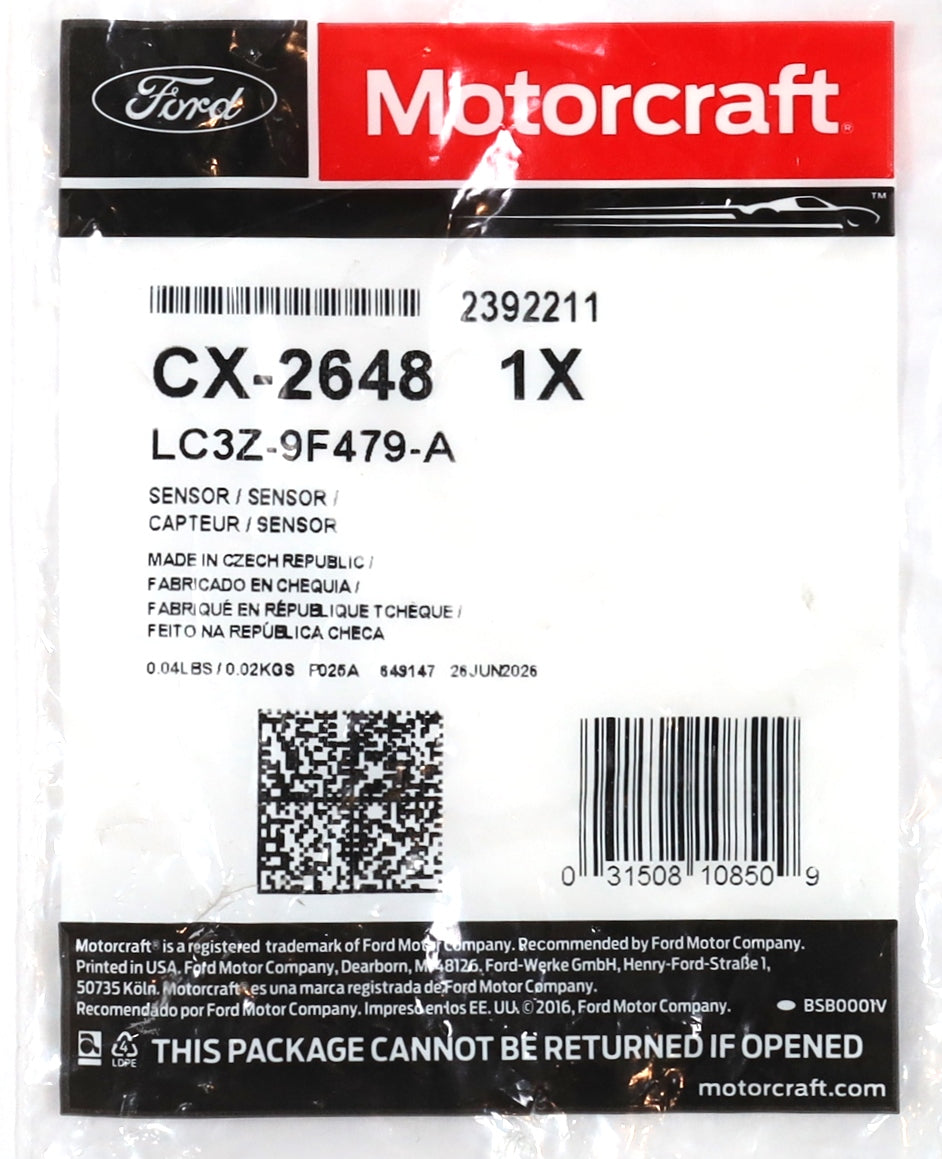Motorcraft CX-2648 Manifold Absolute Pressure MAP Sensor 2020-2026 6.7L Powerstroke