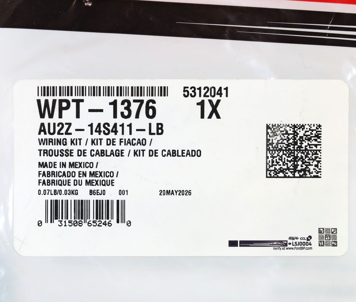 Motorcraft WPT-1376 ICP EBP Repair Pigtail Connector 7.3L 6.0L 6.4L Powerstroke