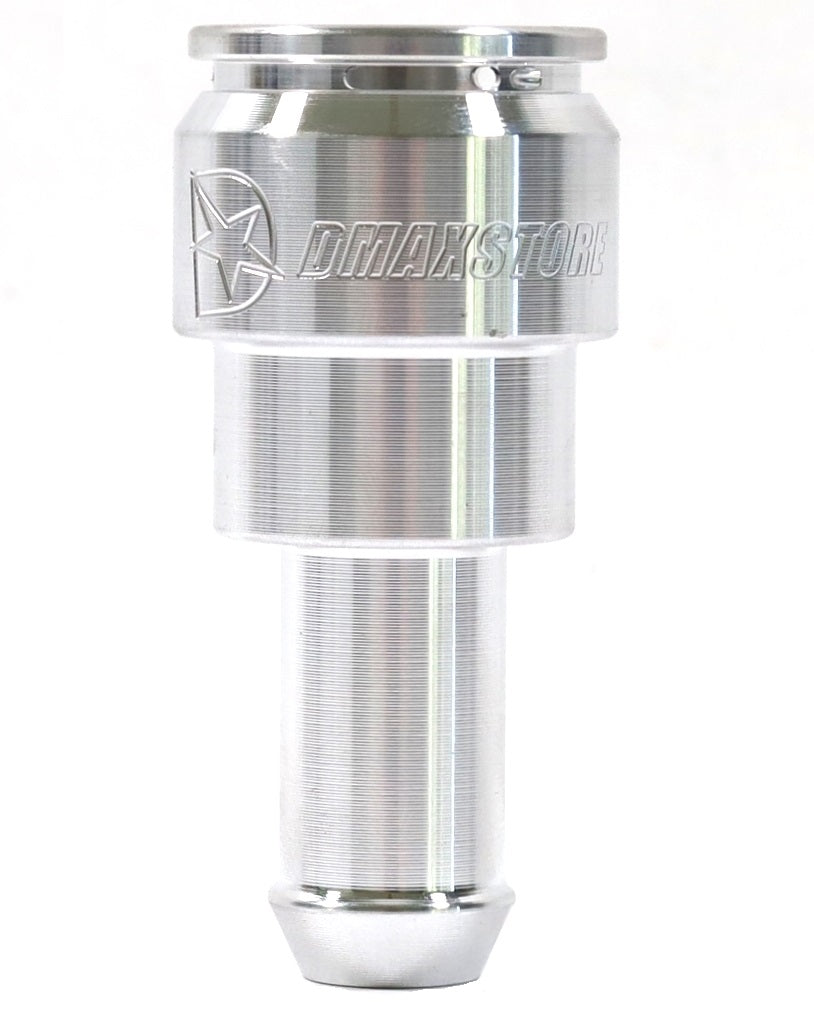 DmaxStore Billet Heater Hose Connector 2001-2026 Duramax LB7/LLY/LBZ/LMM/LML/L5P