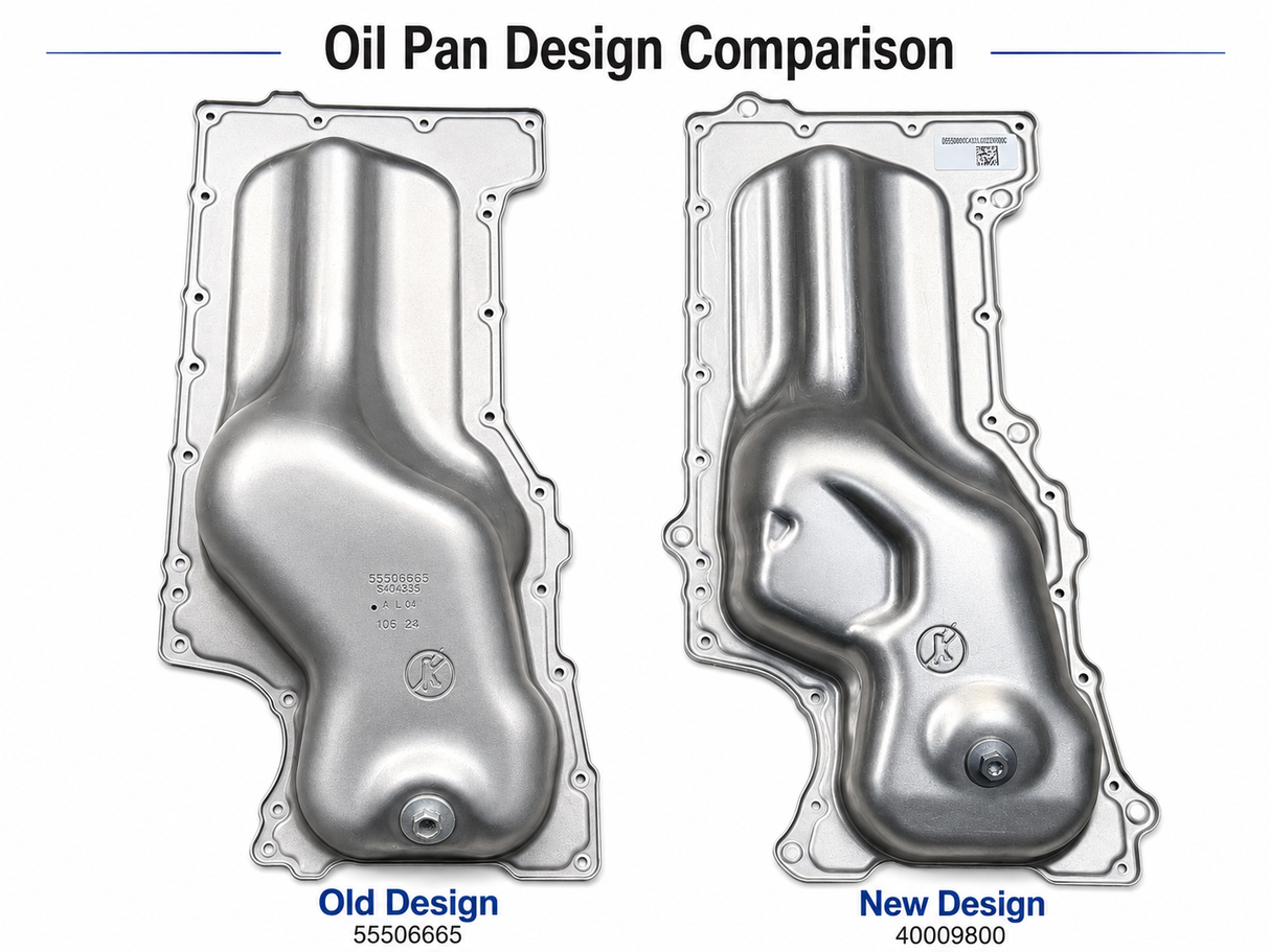 Genuine GM 40009800 New Design Oil Pan 2020-2026 LM2 LZ0 3.0L Duramax
