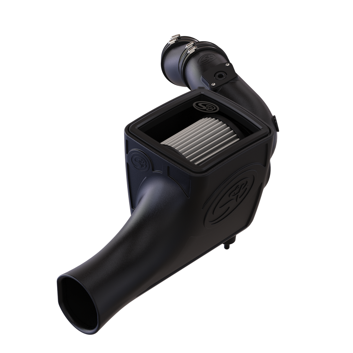 S&B 75-5070D Cold Air Intake for 2003-2007 Ford Powerstroke 6.0L (Dry Filter)