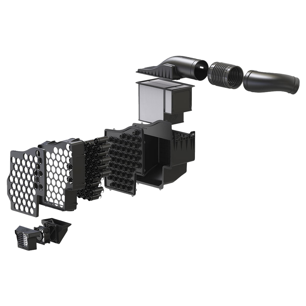 S&B 75-7001 Particle Separator Intake for 2017–2019 Ford 6.7L Powerstroke