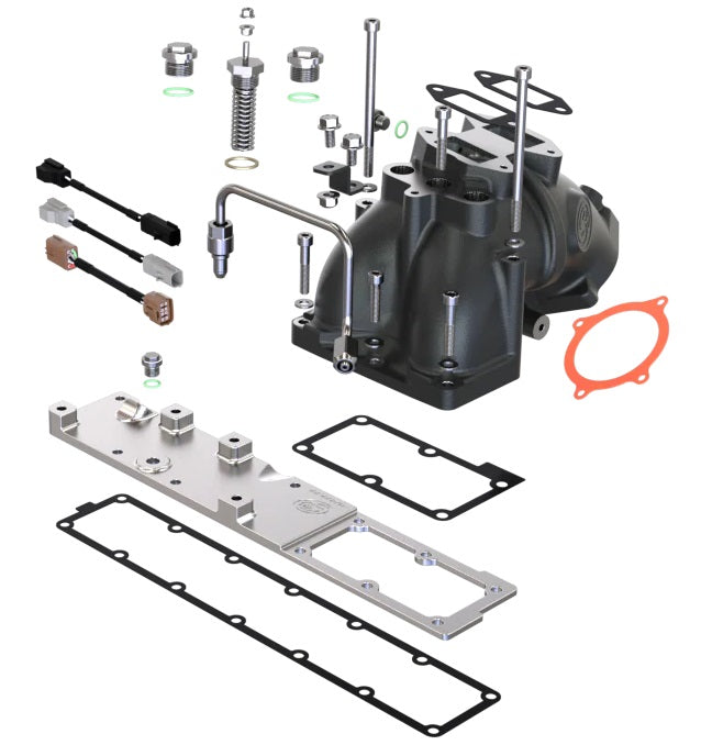 S&B 76-1014 Intake Elbow & Grid Heater Delete Kit 07.5–18 6.7L Cummins Ram 2500/3500