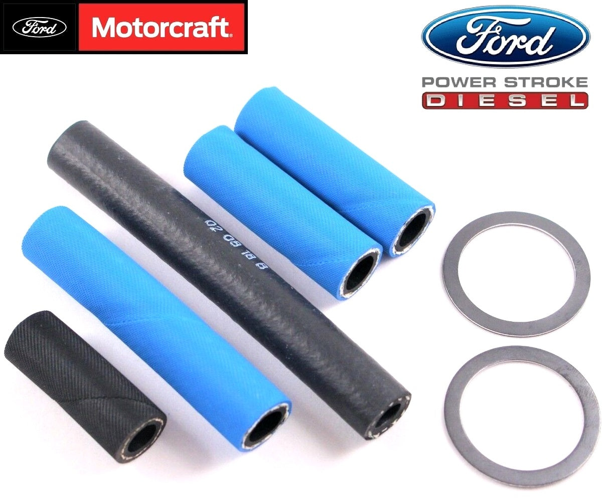 94-97 Ford 7.3 Diesel Powerstroke Fuel Filter Lift Pump Hose Lines Washers OEM