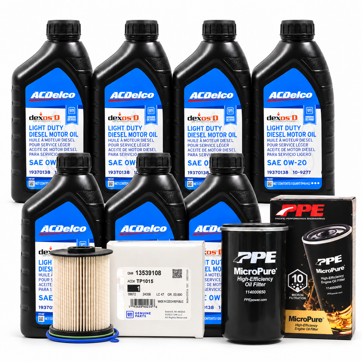 Oil Change Service Kit 2020-2026 LM2 LZ0 3.0L Duramax