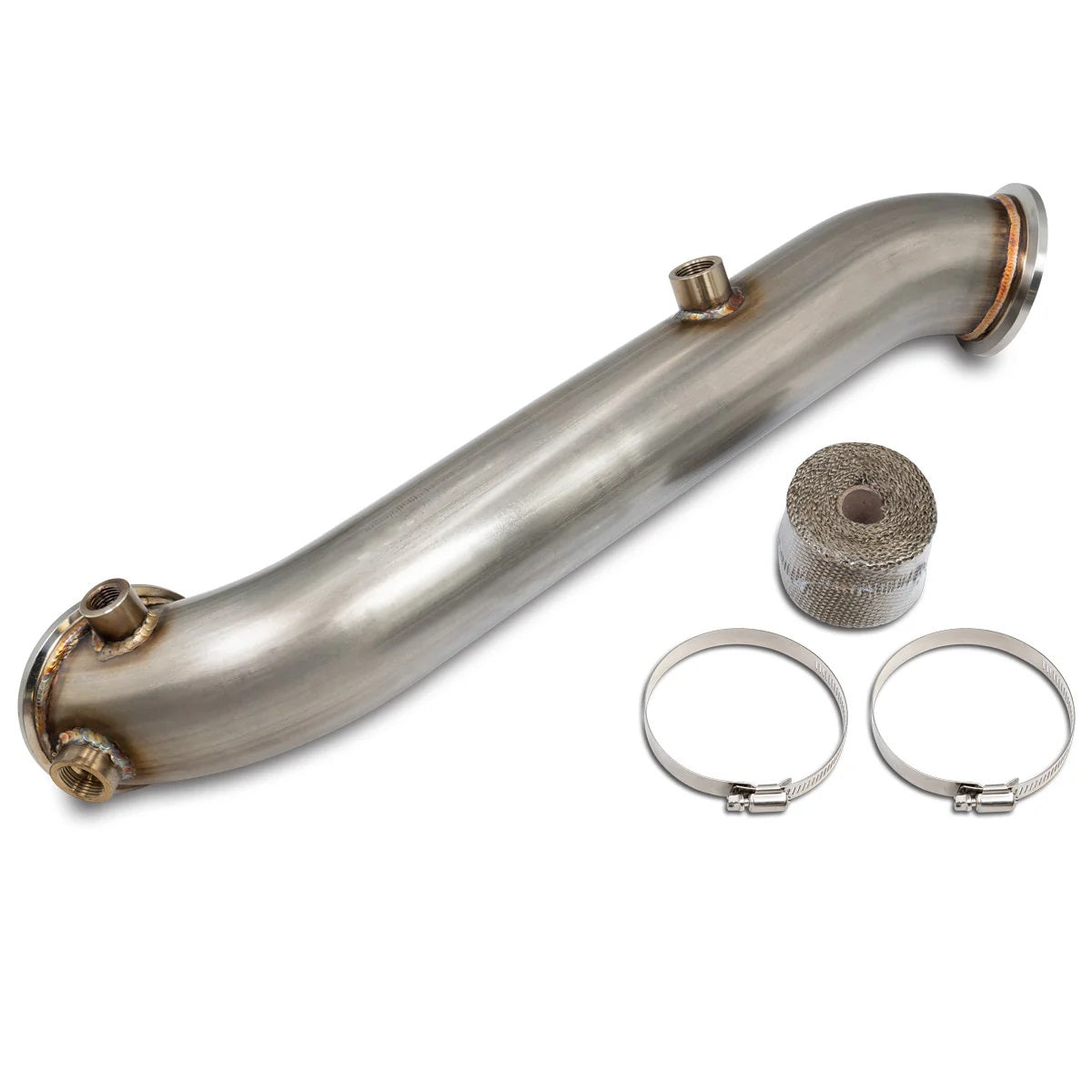 PPE 117000600 High-Flow 304 Stainless Steel Down Pipe 2011-2015 LML Duramax