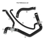 PPE Performance Silicone Upper and Lower Coolant Hose Kit 2001-2005 LB7 LLY Duramax