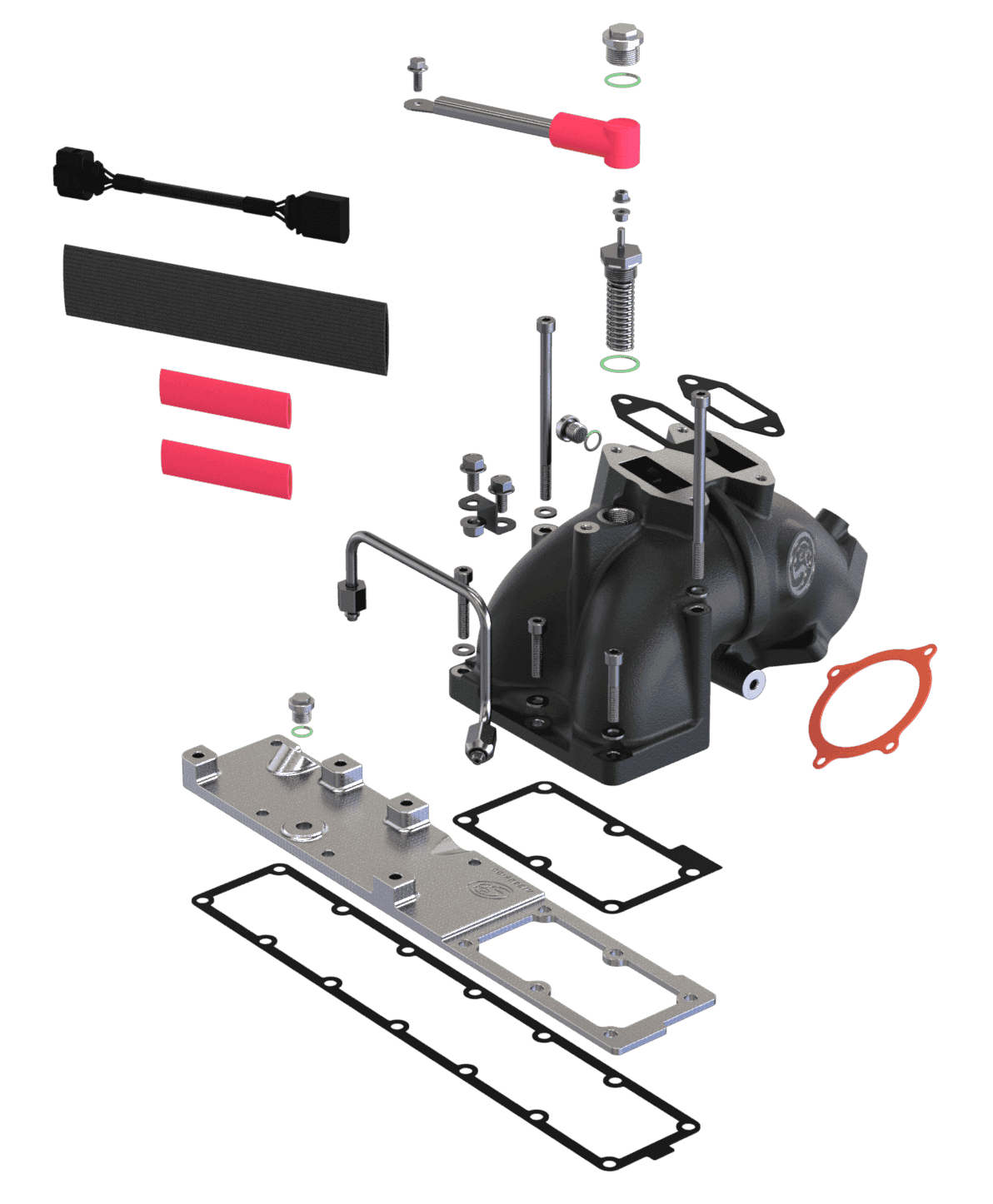 S&B 76-1014 Intake Elbow & Grid Heater Delete Kit 07.5–18 6.7L Cummins Ram 2500/3500