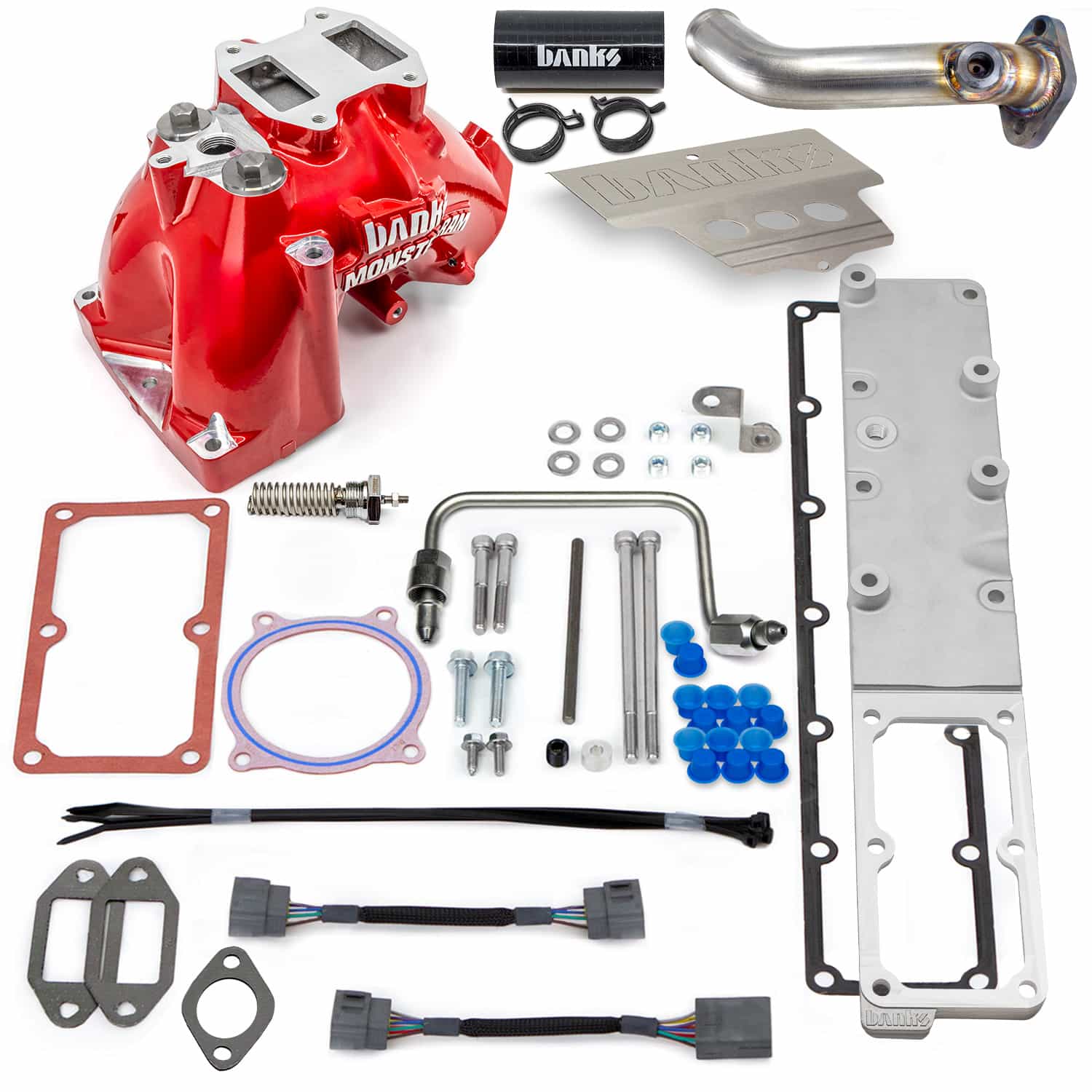Banks Monster-Ram Intake Elbow & Killer Grid Heater 2013-2018 6.7L Cummins (Chassis Cab)