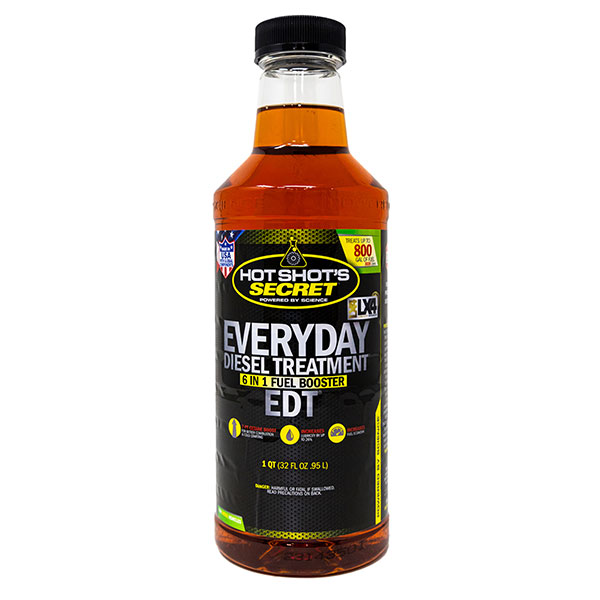 Hot Shot’s Secret EDT Everyday Diesel Treatment 6-in-1 Fuel Booster Additive