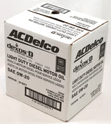 6 Quarts ACDelco DexosD 0W-20 Diesel Oil 19370138 for 2020–2025 LM2 LZ0 Duramax