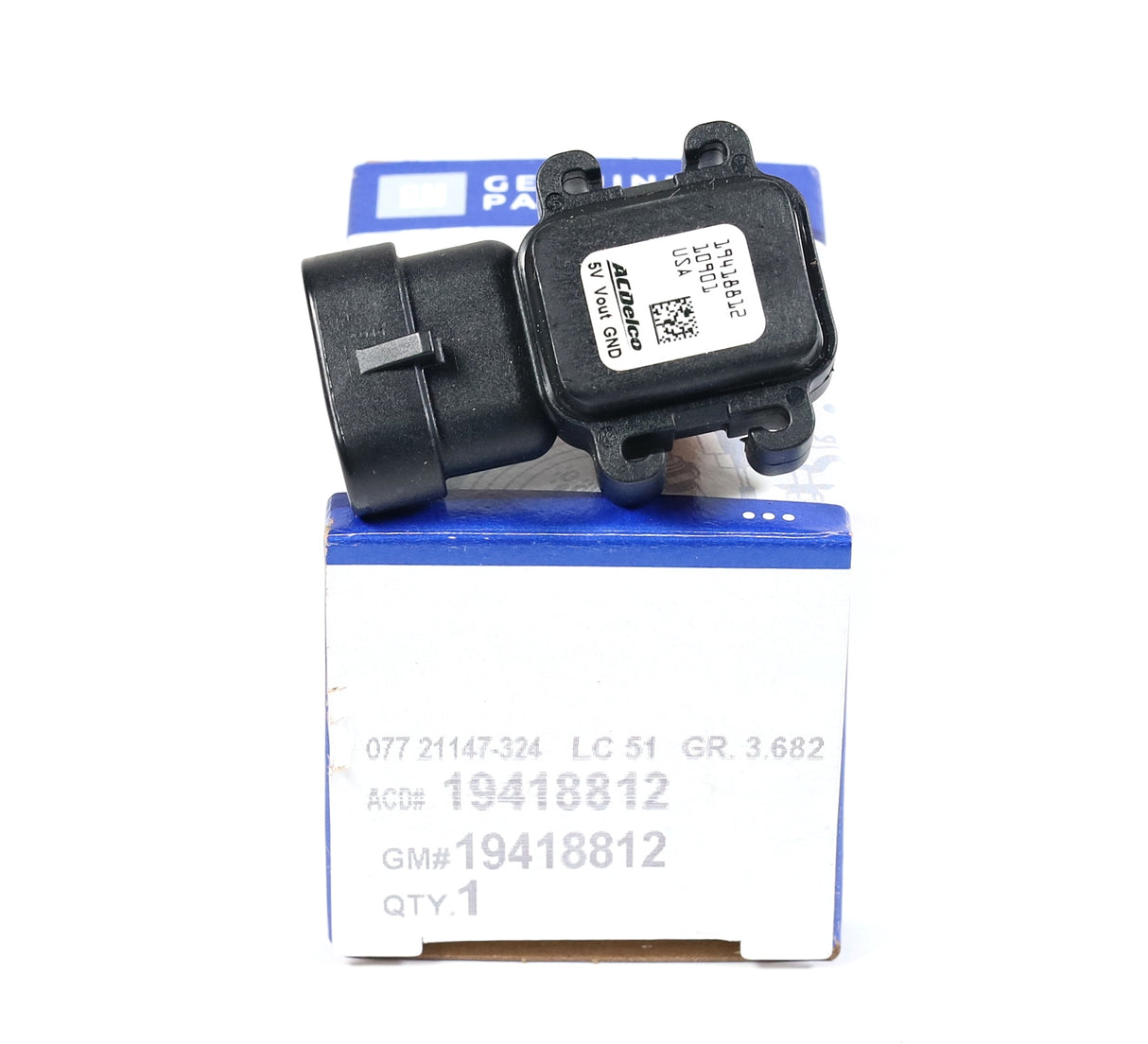 Genuine GM ACDelco 19418812 MAP Sensor 2004.5-2010 GM 6.6L Duramax LLY LBZ LMM