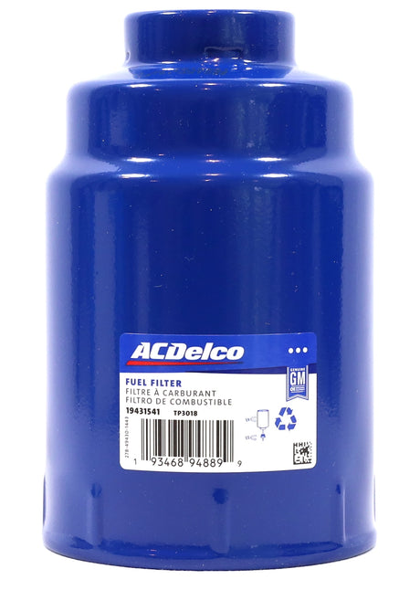 GM ACDelco TP3018 Fuel Filter 2001–2016 Duramax LB7 LLY LBZ LMM LML Silverado Sierra