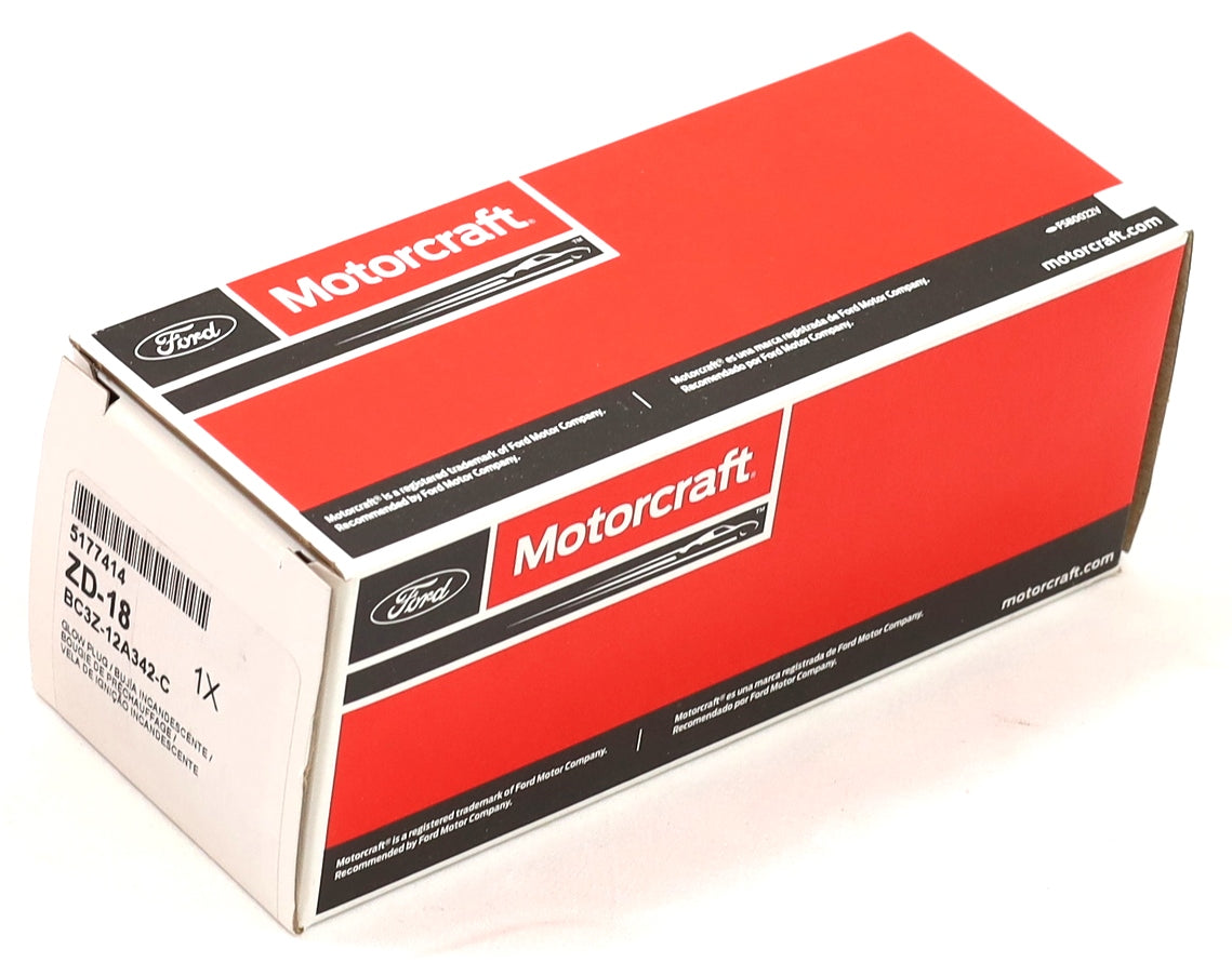 2012–2019 6.7L Powerstroke Glow Plugs Set 8 OEM Motorcraft ZD-18 / BC3Z-12A342-C