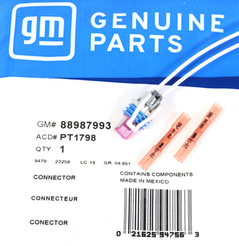 Genuine GM 88987993 Coolant Temperature Sensor Repair Harness Connector PT1798