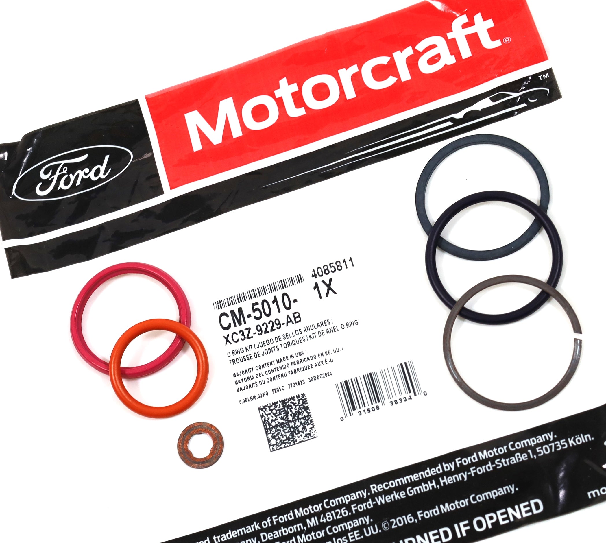 Motorcraft CM-5010 Injector O-Ring Kit 94–03 7.3L Powerstroke OEM