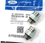 1999–2003 7.3L Powerstroke HPOP Outlet Hose Fittings Genuine Ford F81Z-9C402-AA