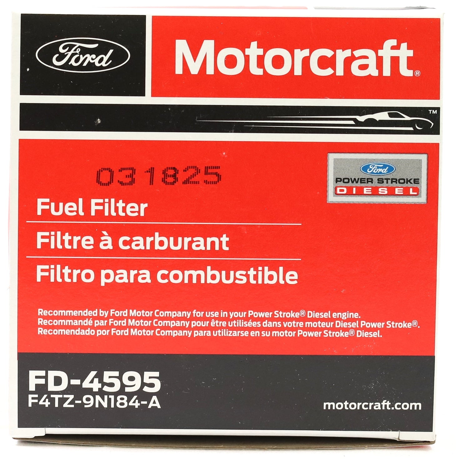 Motorcraft FD-4595 Fuel Filter 1994–1997 7.3L Powerstroke F4TZ
