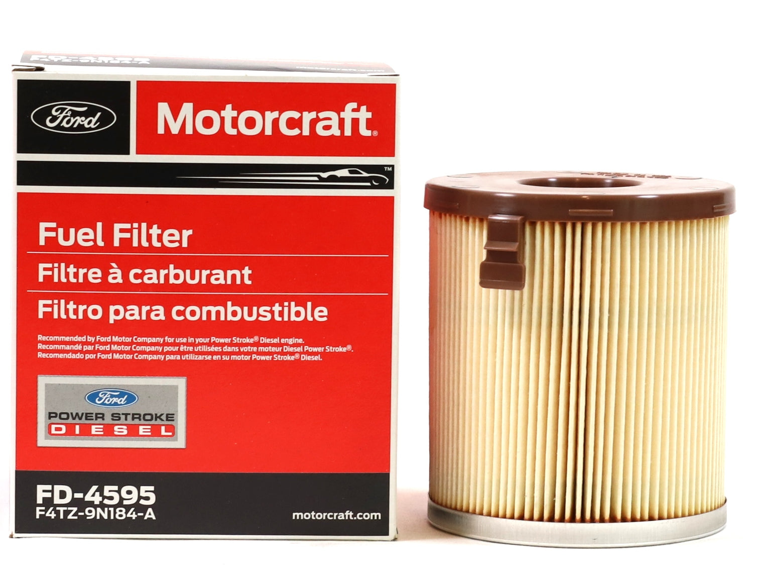 プードル‼️ Motorcraft FD-4595 Fuel Filter 1994–1997 7.3L Powerstroke F4TZ