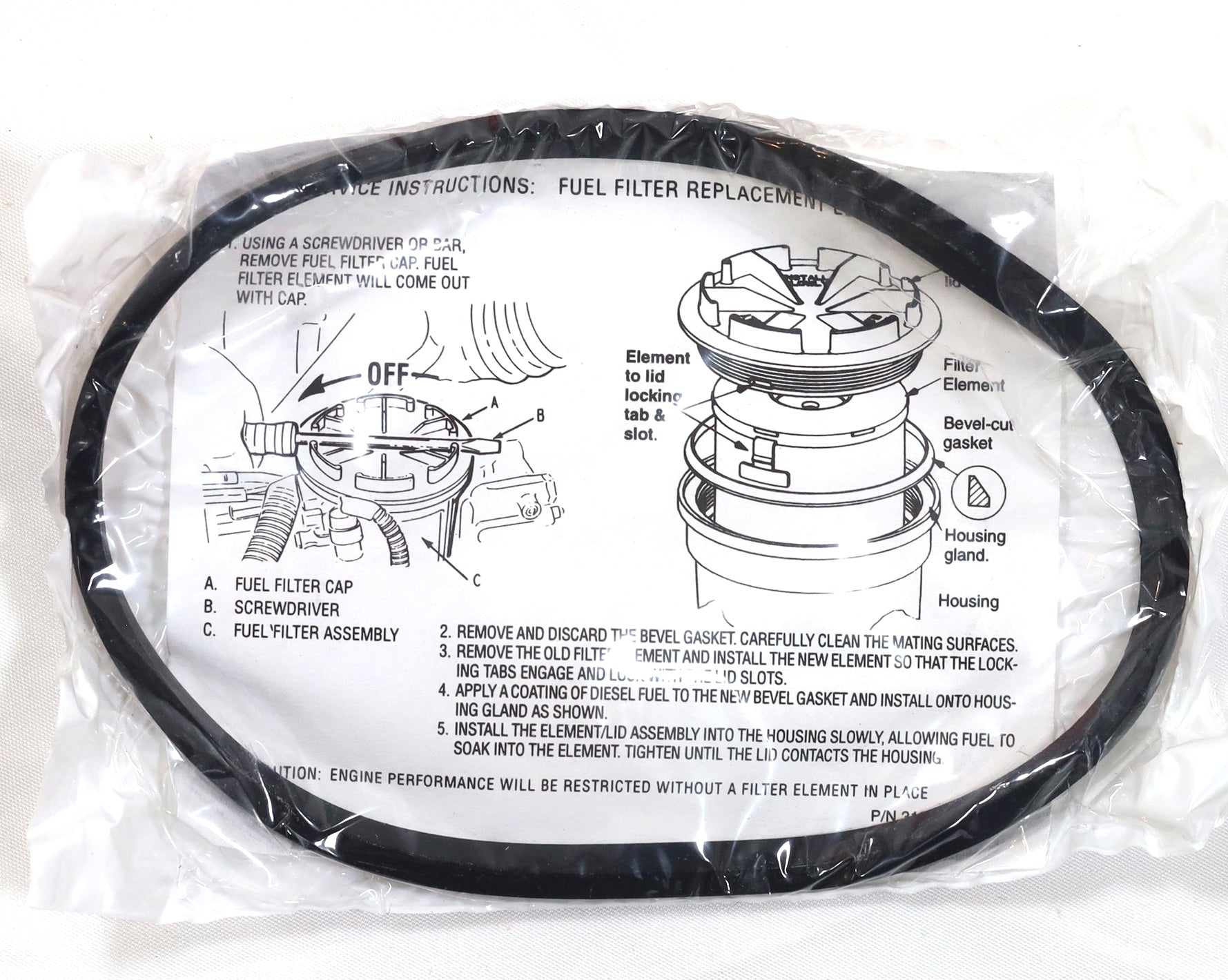 Motorcraft FD-4595 Fuel Filter 1994–1997 7.3L Powerstroke F4TZ