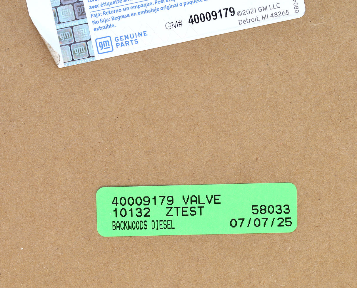 2020-2022 Silverado Sierra LM2 Duramax Engine Coolant Flow Control Valve OEM GM 40009179