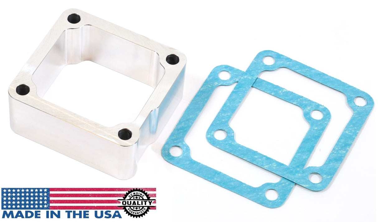 5.9L Cummins Intake Heater Spacer 1998.5–2007 CNC Billet USA Made w/ Gaskets
