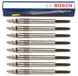 Set of 8 BOSCH 80033 Glow Plugs 0250202127 For 1994.5-2003 Ford 7.3L Powerstroke