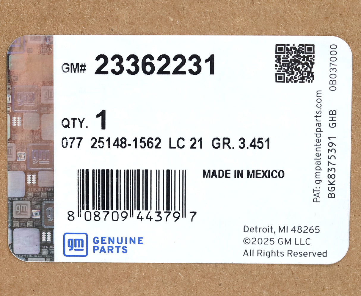 Genuine GM 23362231 Accelerator Pedal & Sensor 2011-2019 LML L5P Duramax Diesel