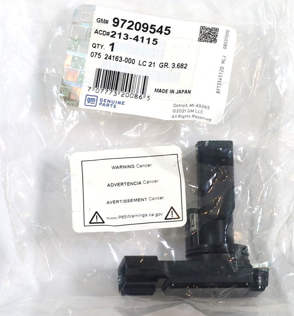 GM 97209545 213-4115 MAF Mass Air Flow Sensor 2001-2007 6.6L Duramax LB7 LLY LBZ