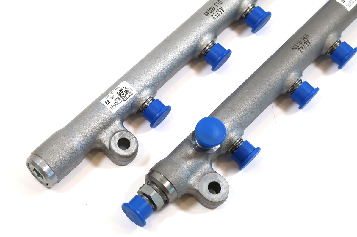 12686808 Genuine GM 12686808 / 12686810 Fuel Rail Set & Sensors For 2017-2026 L ...