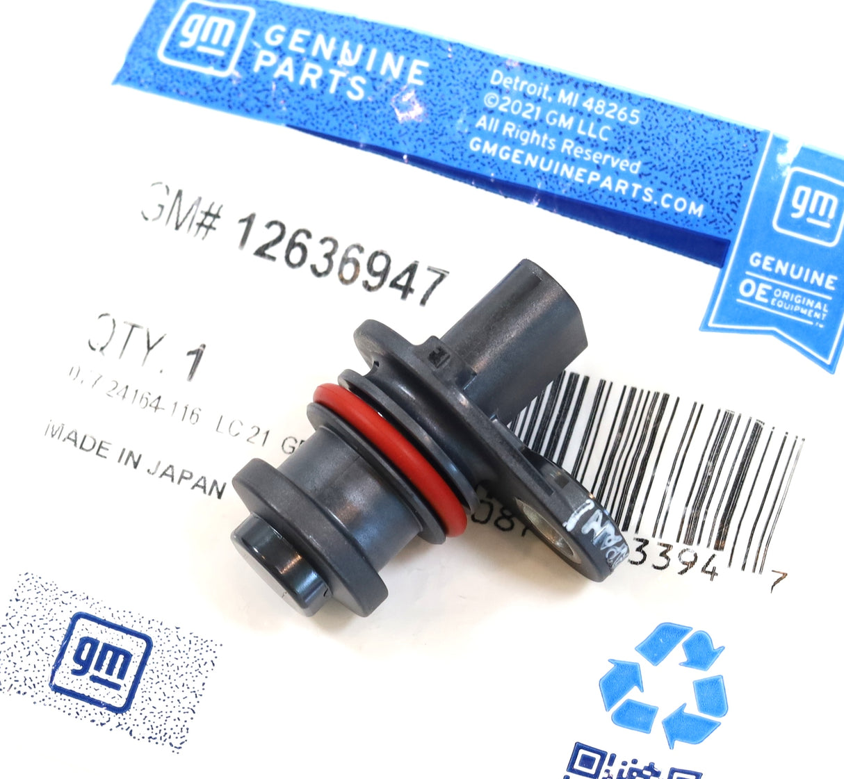 Genuine GM 12636947 Camshaft Cam Position Sensor 2017–2025 L5P Duramax Diesel